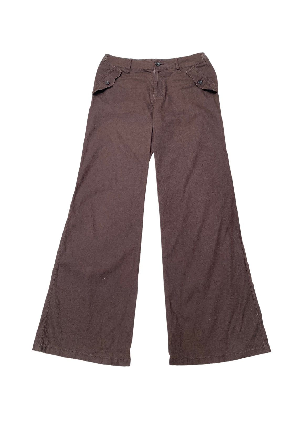 image of Vintage Alpha Cubic Pants 2000S in Brown, Men's (Size 30)