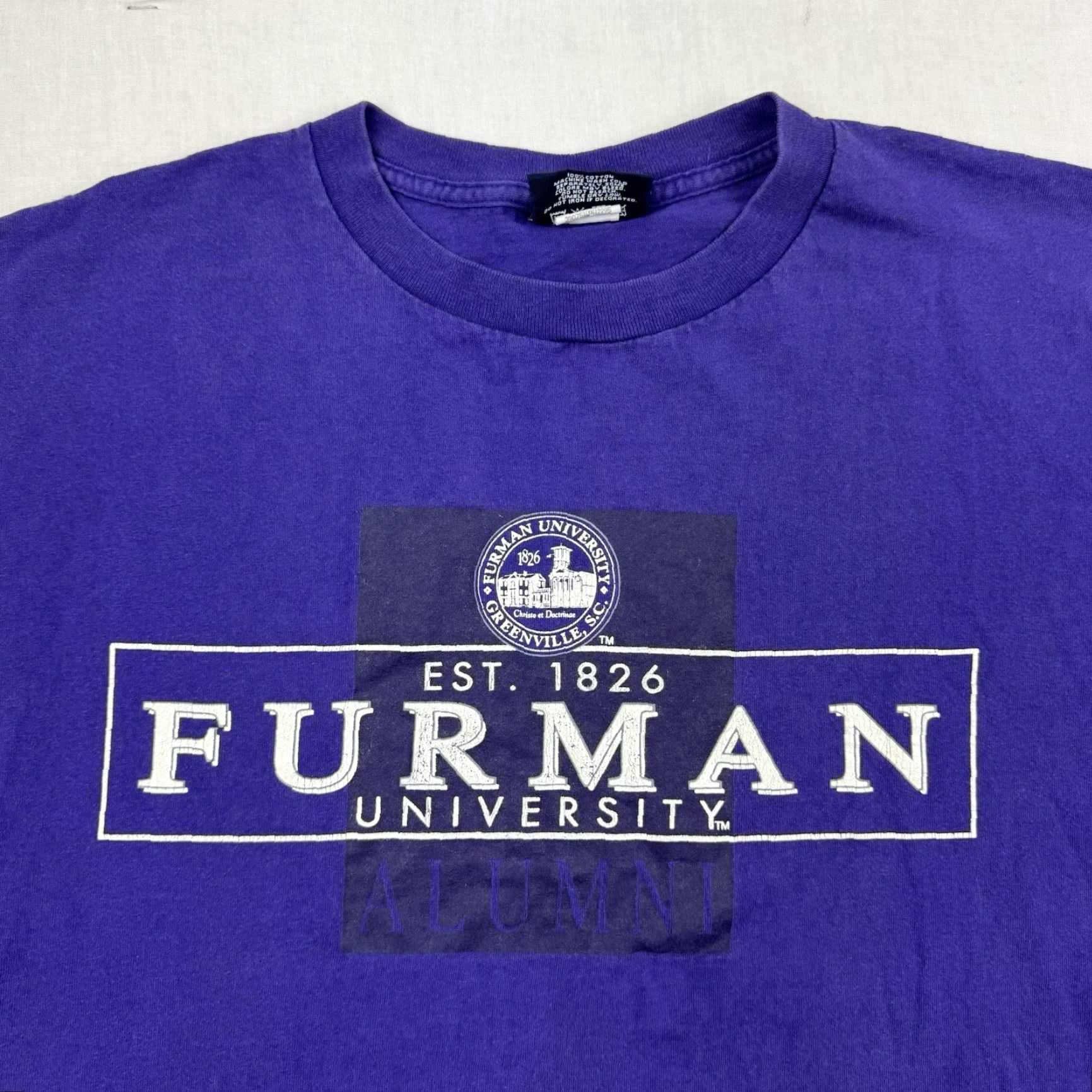 Jansport VINTAGE Furman University Alumni T Shirt Adult Large College School 90s Jansport Size US L / EU 52-54 / 3 - 2 Thumbnail