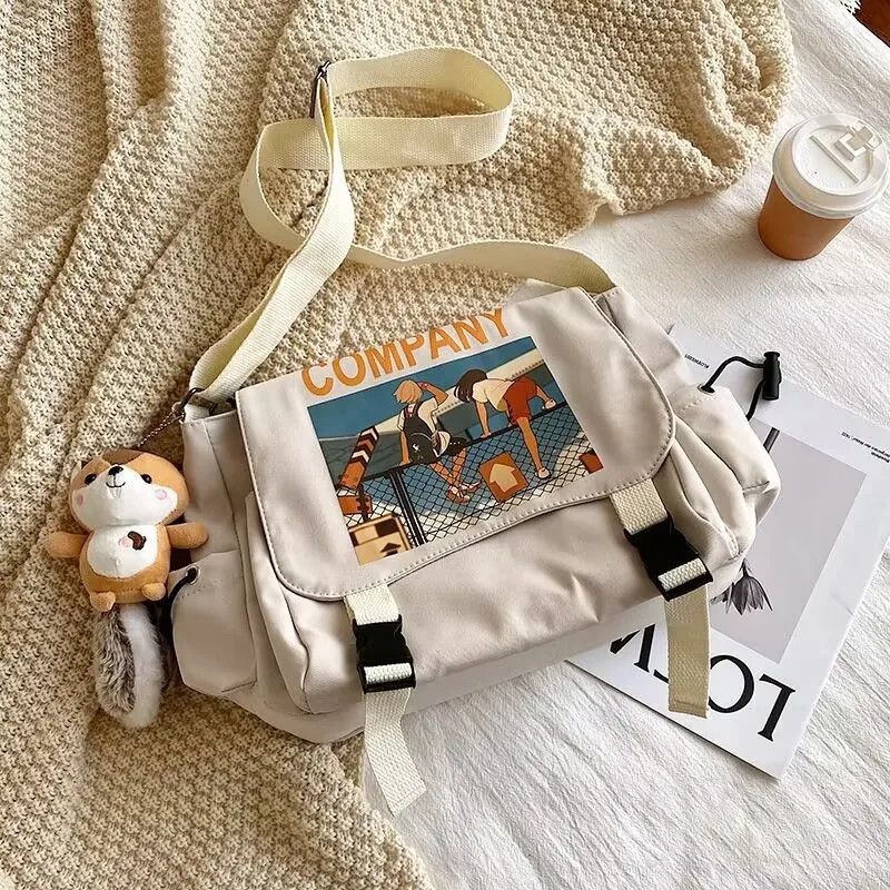 Japanese Brand Fashion y2k cartoon graphic shoulder messenger bag vintage Size ONE SIZE - 4 Thumbnail