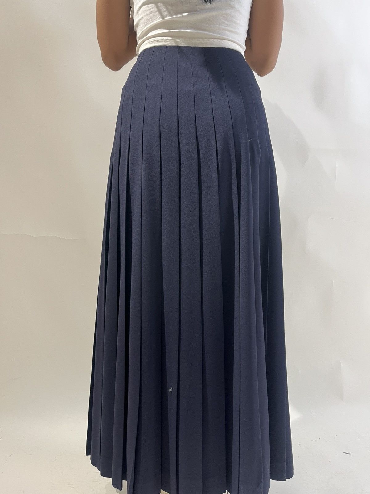 Undercover Undercover Pleated Navy Skirt Size 26" / US 2 / IT 38 - 4 Thumbnail