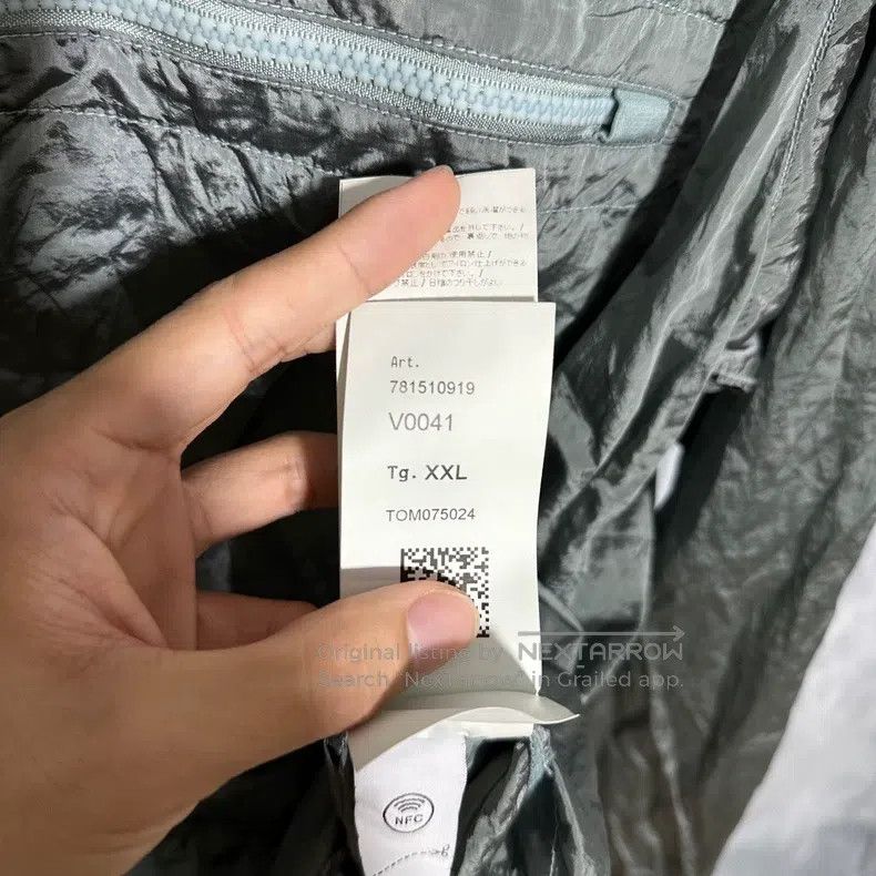 Stone Island Stone Island Metal Nylon Jacket Coat Light Blue Color Size Size US XXL / EU 58 / 5 - 7 Thumbnail