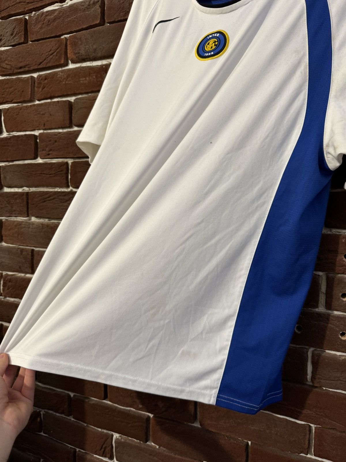 Nike Rare Vintage 00s Inter Mediolan Jersey Nike Swoosh Soccer Size US M / EU 48-50 / 2 - 10 Thumbnail