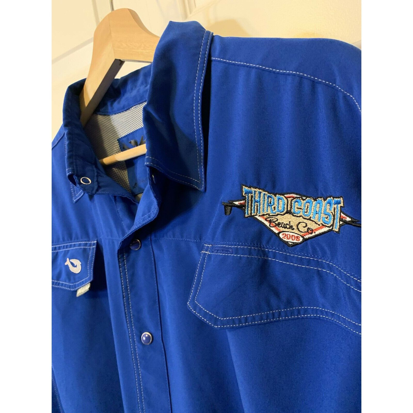 Other Mojo Fishing Long Sleeve Blue Third Coast Beach Co Sz XL Size US XL / EU 56 / 4 - 6 Thumbnail