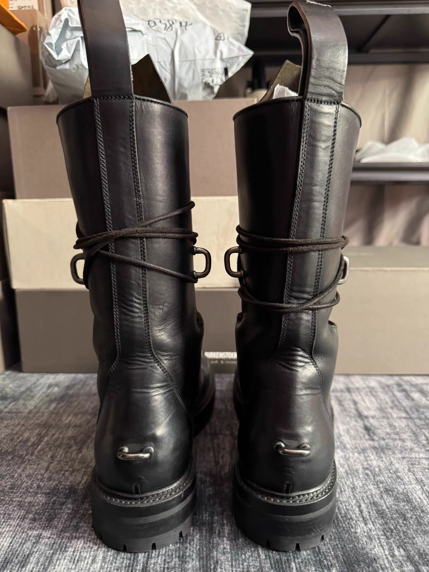 Rick Owens Rick Owens Main Line Heavy Duty High Top Boots Size US 7 / EU 40 - 5 Thumbnail