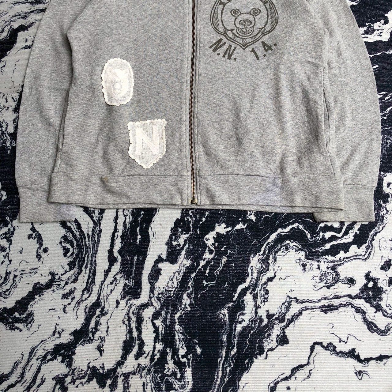 Ne-Net Y2K Ne-Net Bear Ear Zip Hoodie Size M / US 6-8 / IT 42-44 - 3 Thumbnail