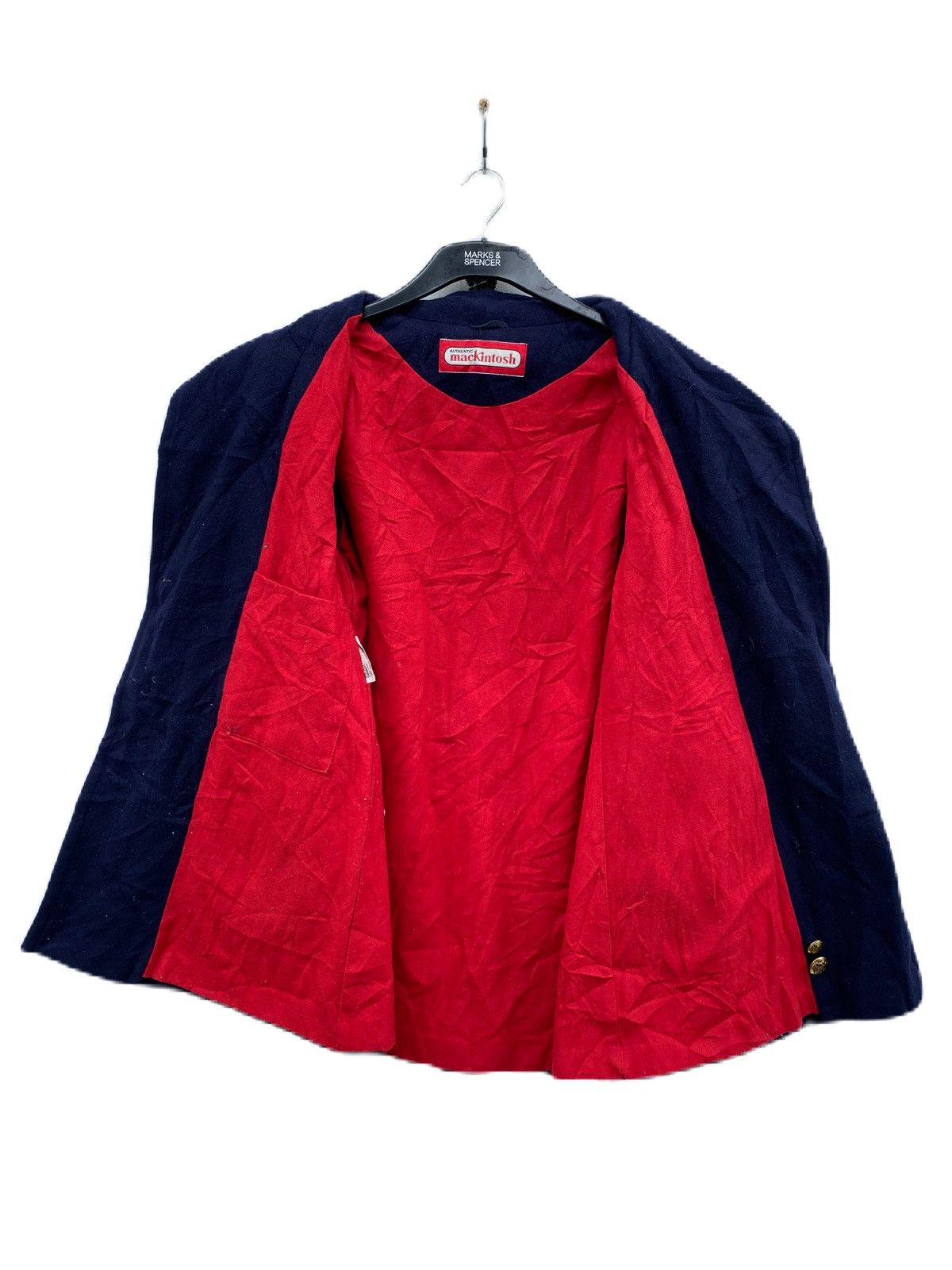Kiko Kostadinov VINTAGE MACKINTOSH JACKET DOUBLE POCKET RED INSIDE Size US M / EU 48-50 / 2 - 3 Thumbnail