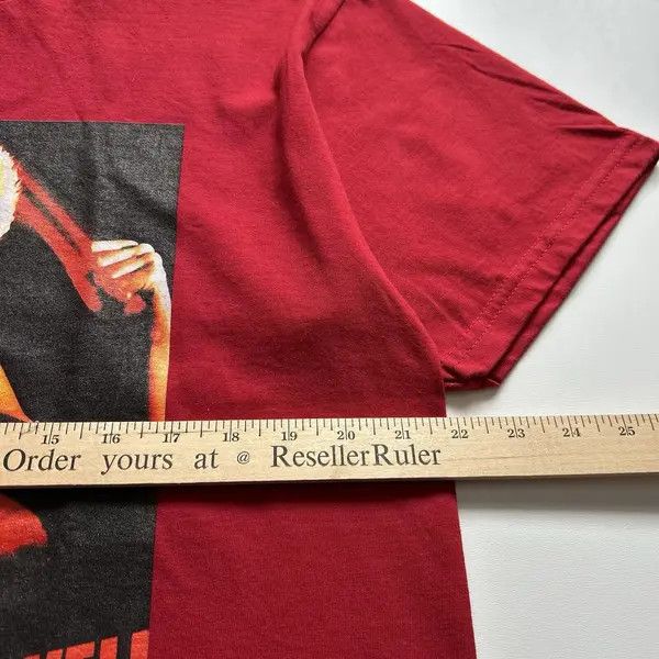 Band Tees Vintage Billy Idol Rebel Yell Graphic Band T Shirt Large Red Size US L / EU 52-54 / 3 - 7 Thumbnail