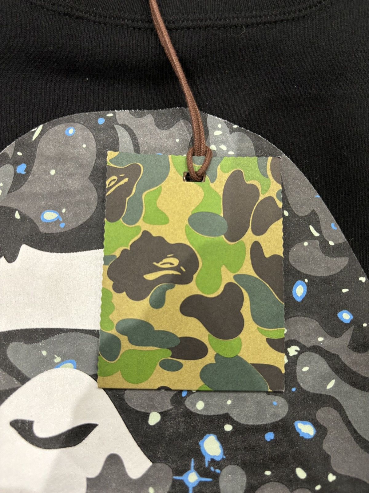 Bape Bape Space Camo Crewneck Black Size: S Size US S / EU 44-46 / 1 - 7 Thumbnail