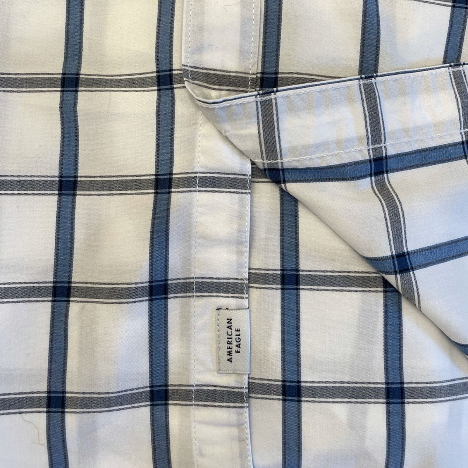 American Eagle Outfitters American Eagle Outfitters Plaid Poplin Button Down Shirt Size US S / EU 44-46 / 1 - 5 Thumbnail
