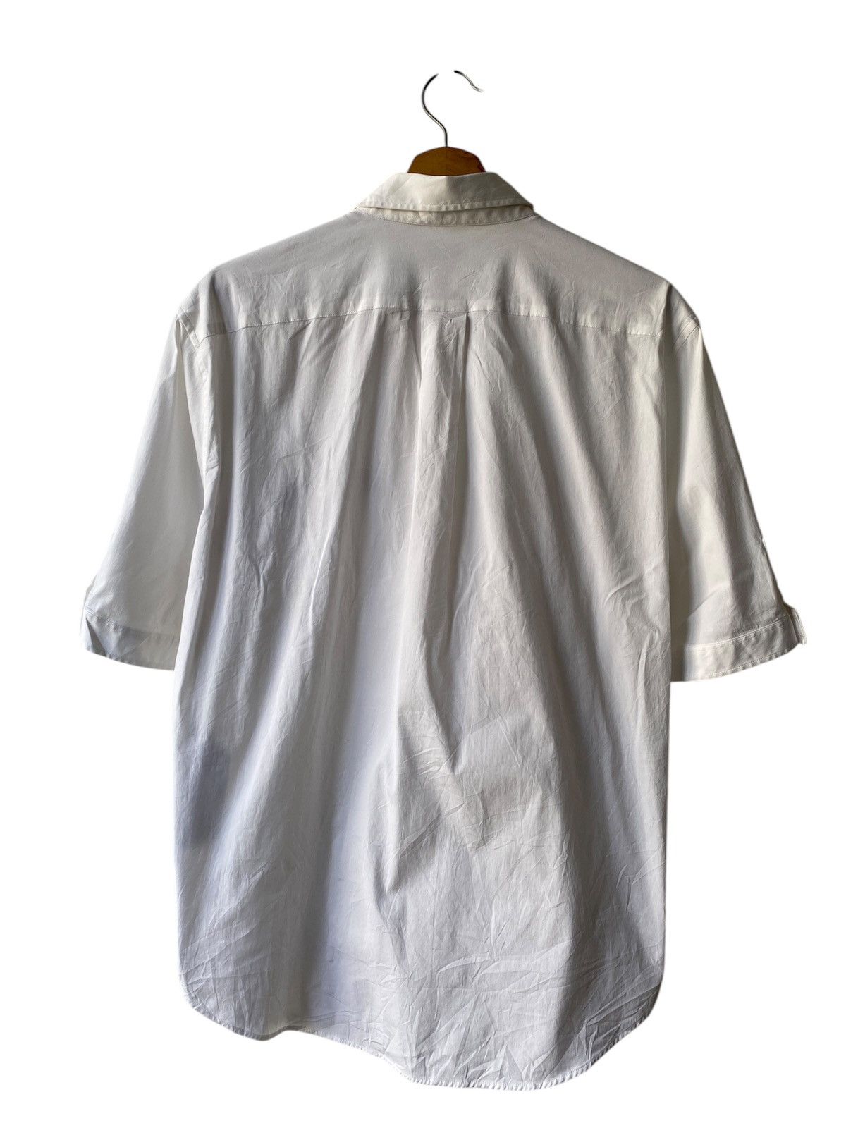 Alexander McQueen Alexander McQueen Stich Logo Button Up Shirt Size US L / EU 52-54 / 3 - 2 Thumbnail