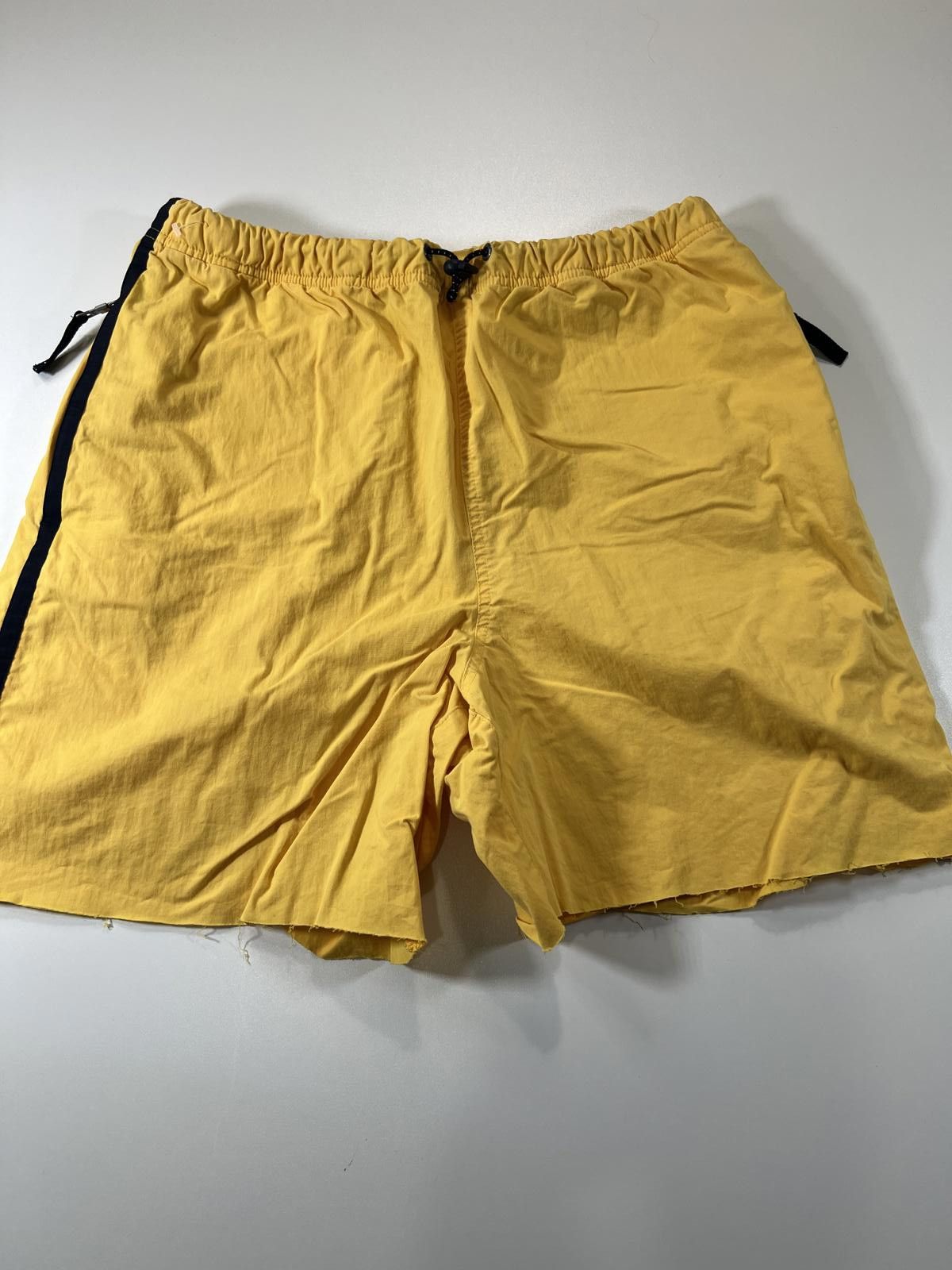 Unknown London Nautica Yellow Men's Casual Shorts with Black Side Stripe Size US 32 / EU 48 - 1 Thumbnail