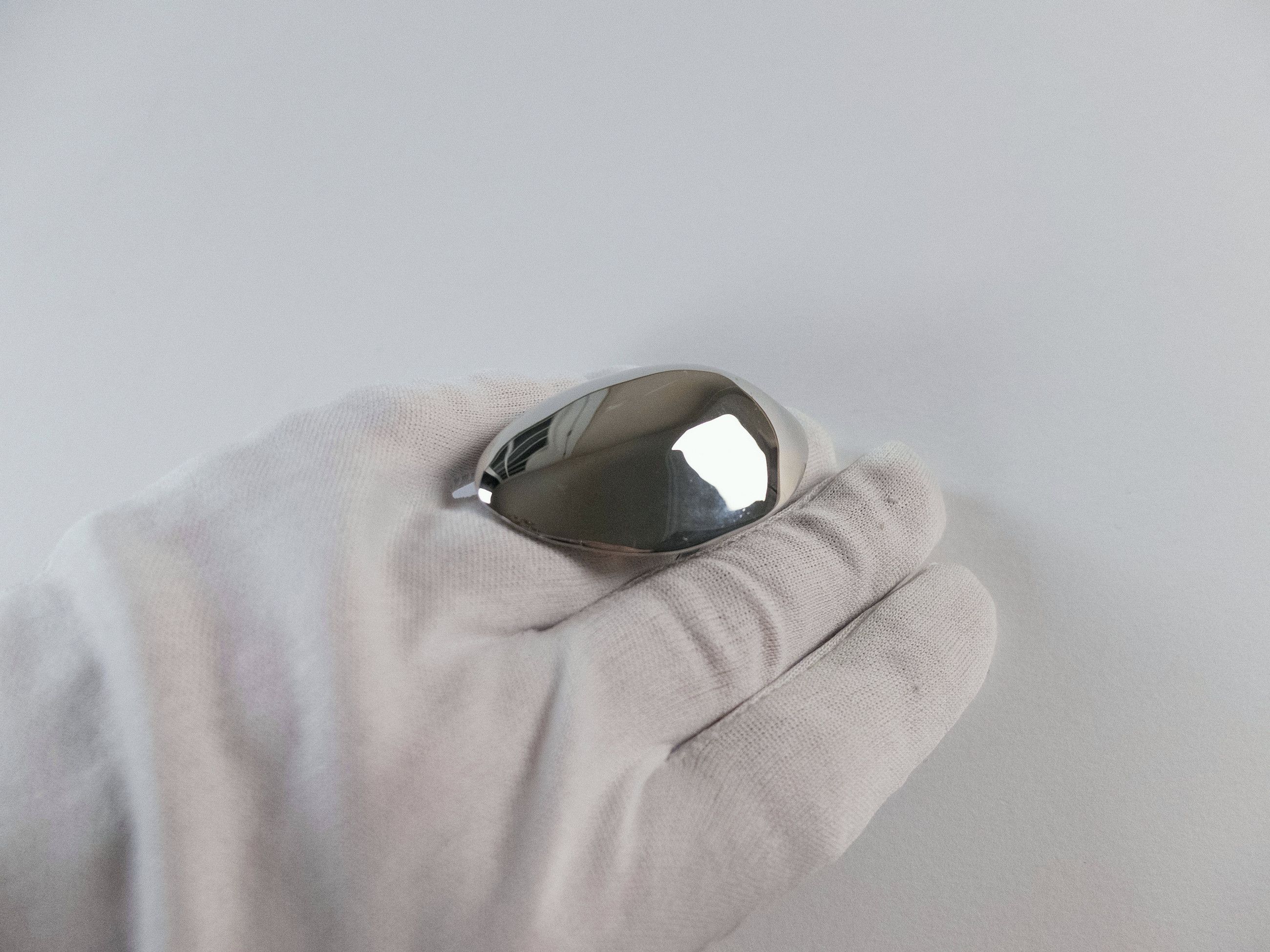 Alexander McQueen ALEXANDER MCQUEEN Aura silver tone metal ring 6 / 13 q Size ONE SIZE - 9 Thumbnail