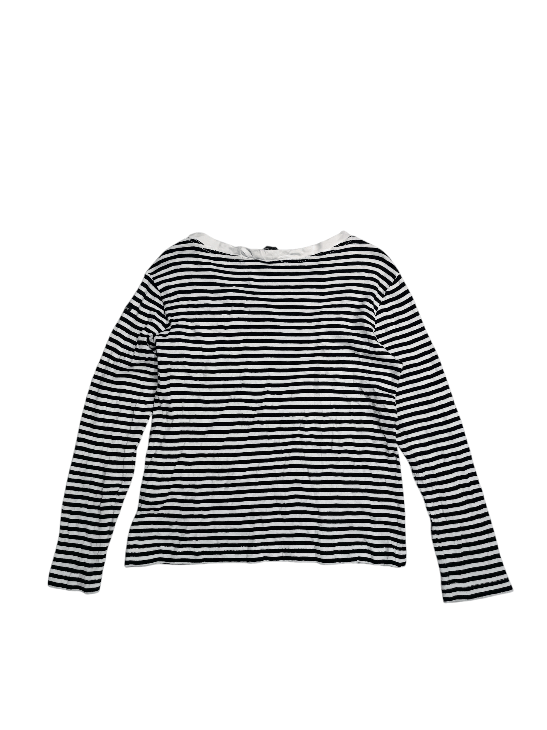 Japanese Brand × Vintage Le Minor Stripe Long Sleeve T-shirt Size ONE SIZE - 4 Thumbnail