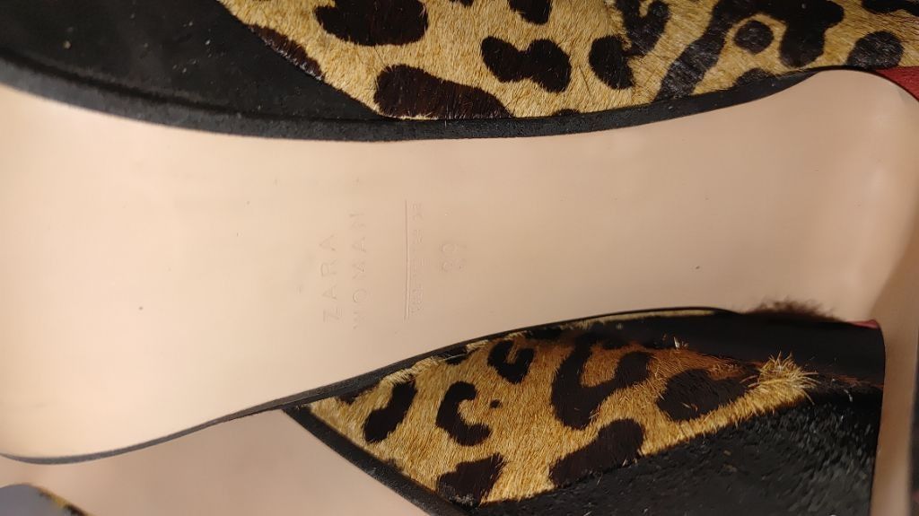 Zara Zara Shoes Leopard Print Platform High Heels Size 39 Size US 8.5 / IT 38.5 - 10 Thumbnail