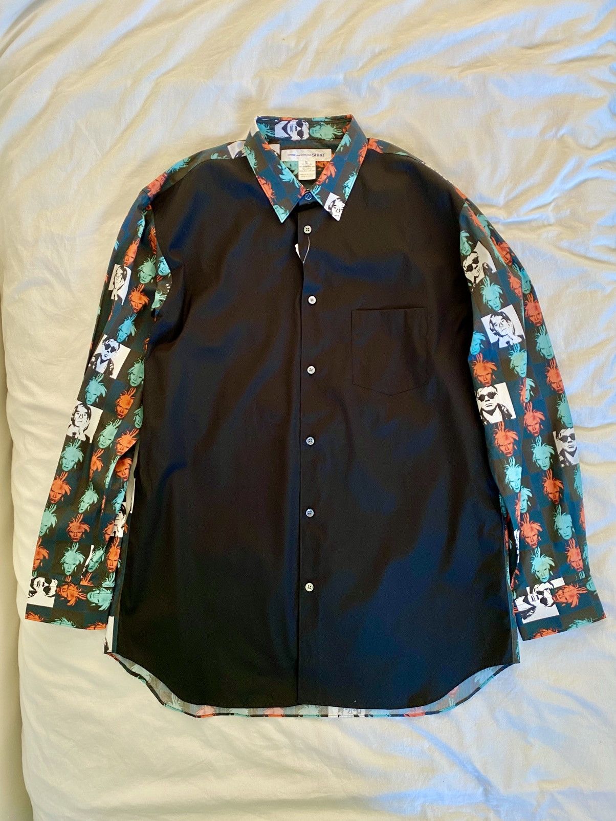 Comme des Garcons SHIRT Comme des garçons shirt x Andy Warhol long sleeve shirt Size US XL / EU 56 / 4 - 1 Thumbnail