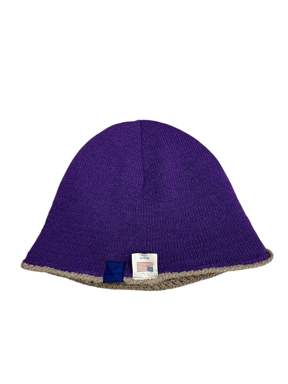 Beams Plus Vintage BEAMS USA Crochet Knit Beanie Reversible Size ONE SIZE - 3 Thumbnail