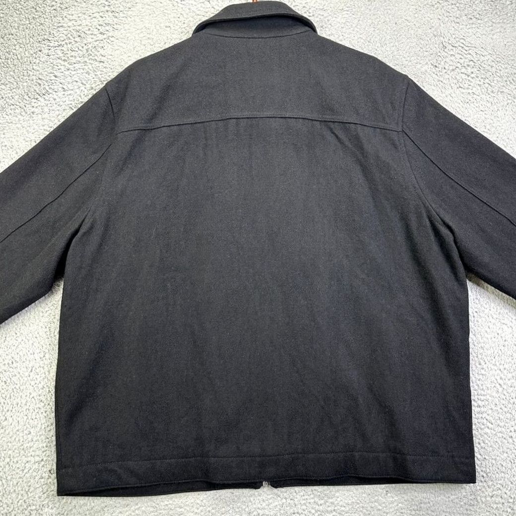 Old Navy Old Navy Full Zip Jacket Mens 2XL Black Wool Nylon Blend Long Sleeve Collared Size US XXL / EU 58 / 5 - 3 Thumbnail