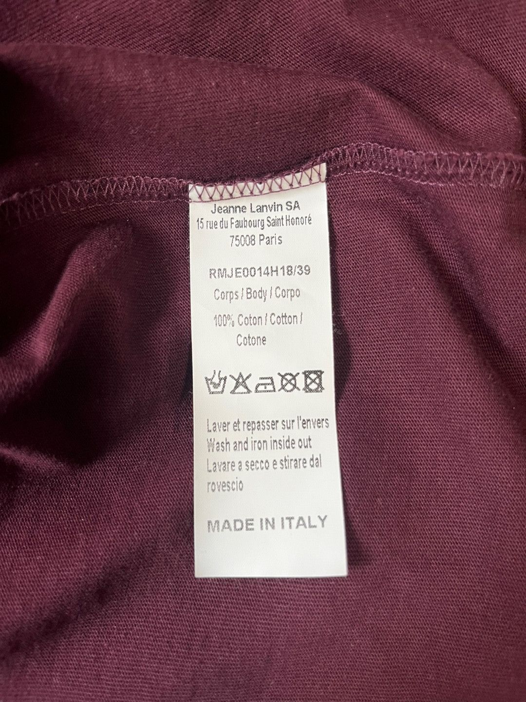 Lanvin 'MAGIC HANDS' short sleeve t shirt Size US M / EU 48-50 / 2 - 7 Thumbnail