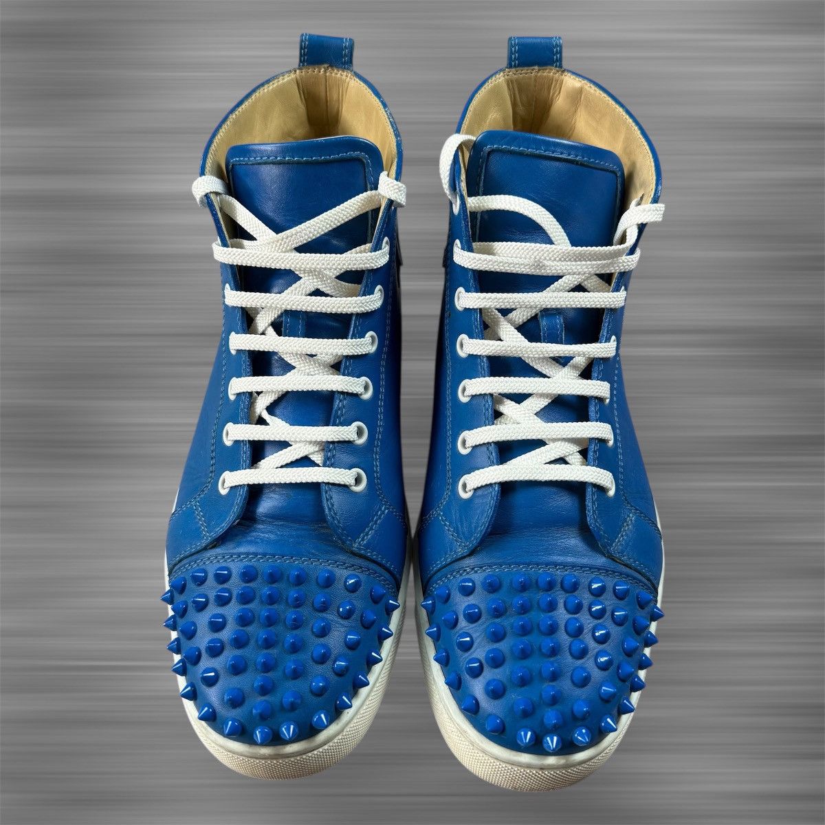 Christian Louboutin CHRISTIAN LOUBOUTIN High Top Spikes Orlato FLAT Shoes Size US 9.5 / EU 42-43 - 4 Thumbnail