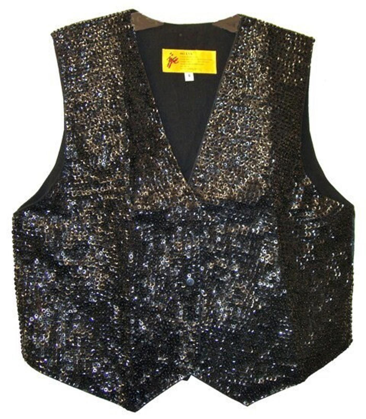 Other Sequin Vest BLACK for Kids (up to 6 year old kid) Size ONE SIZE - 1 Thumbnail