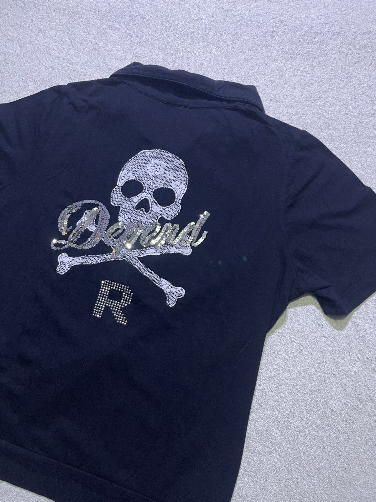 Hysteric Glamour Y2K PALEO short sleeve tshirt women' skull gliter style Size M / US 6-8 / IT 42-44 - 2 Thumbnail