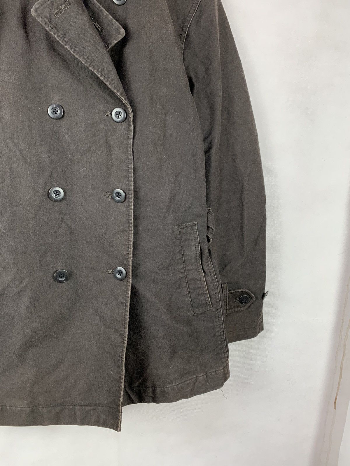 Japanese Brand Rare! Junmen Double Collar Workwear Denim Coat Jacket Size US S / EU 44-46 / 1 - 4 Thumbnail