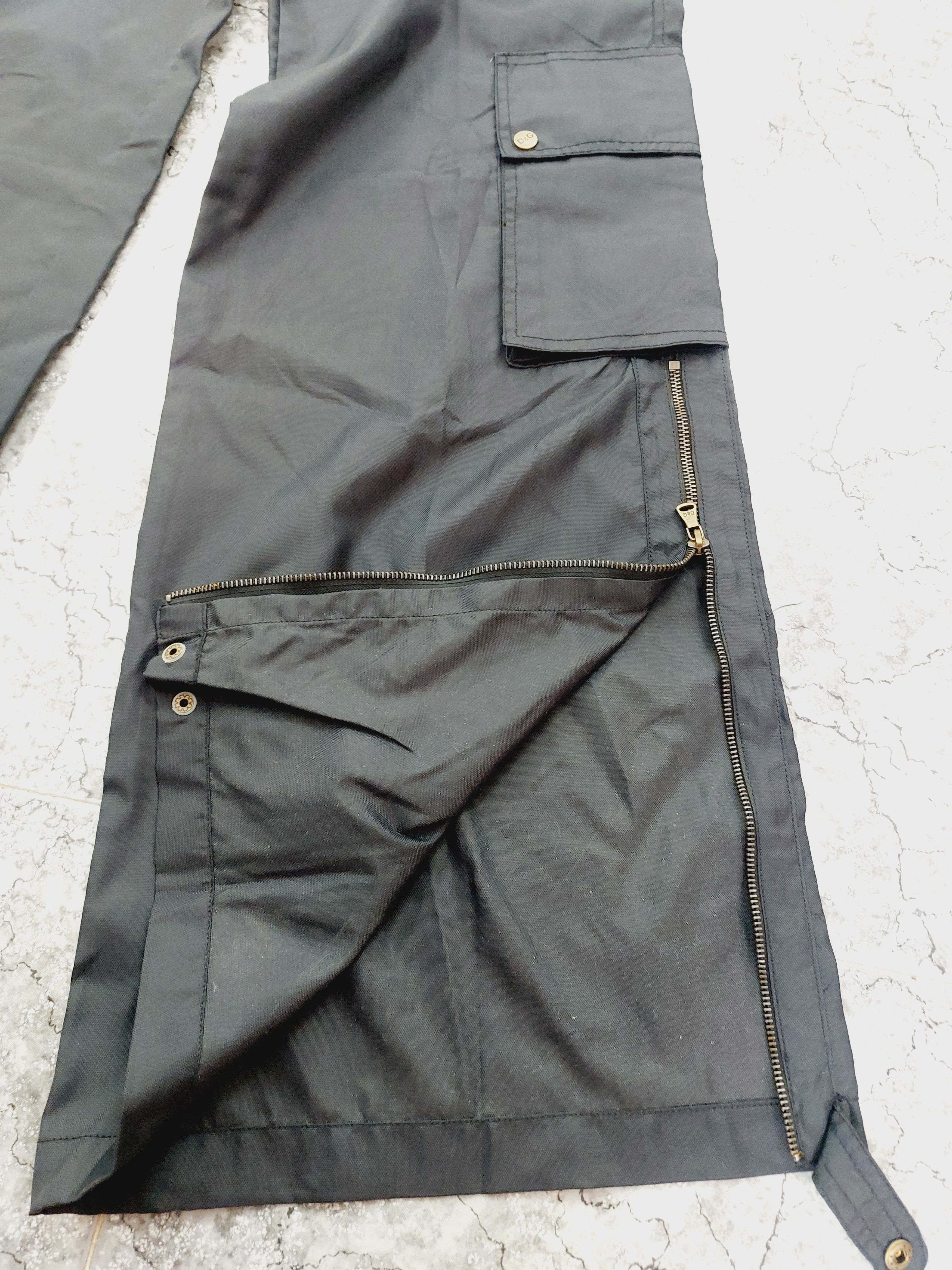 Dolce & Gabbana Dolce and Gabbana D&G wide-leg Flared Cargo Parachute pants Size US 30 / EU 46 - 7 Thumbnail