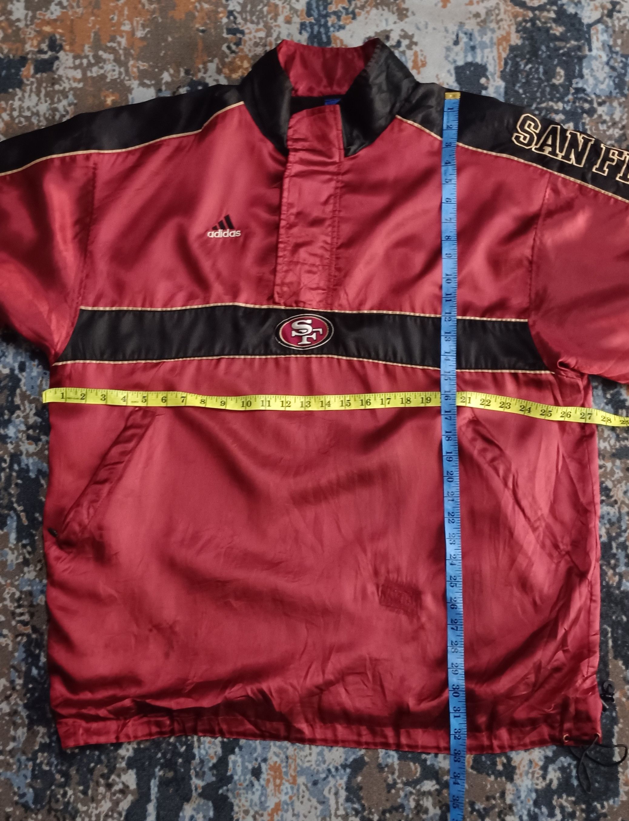 Adidas Vintage 90s💥 Adidas San Francisco NFL Size US XL / EU 56 / 4 - 23 Thumbnail