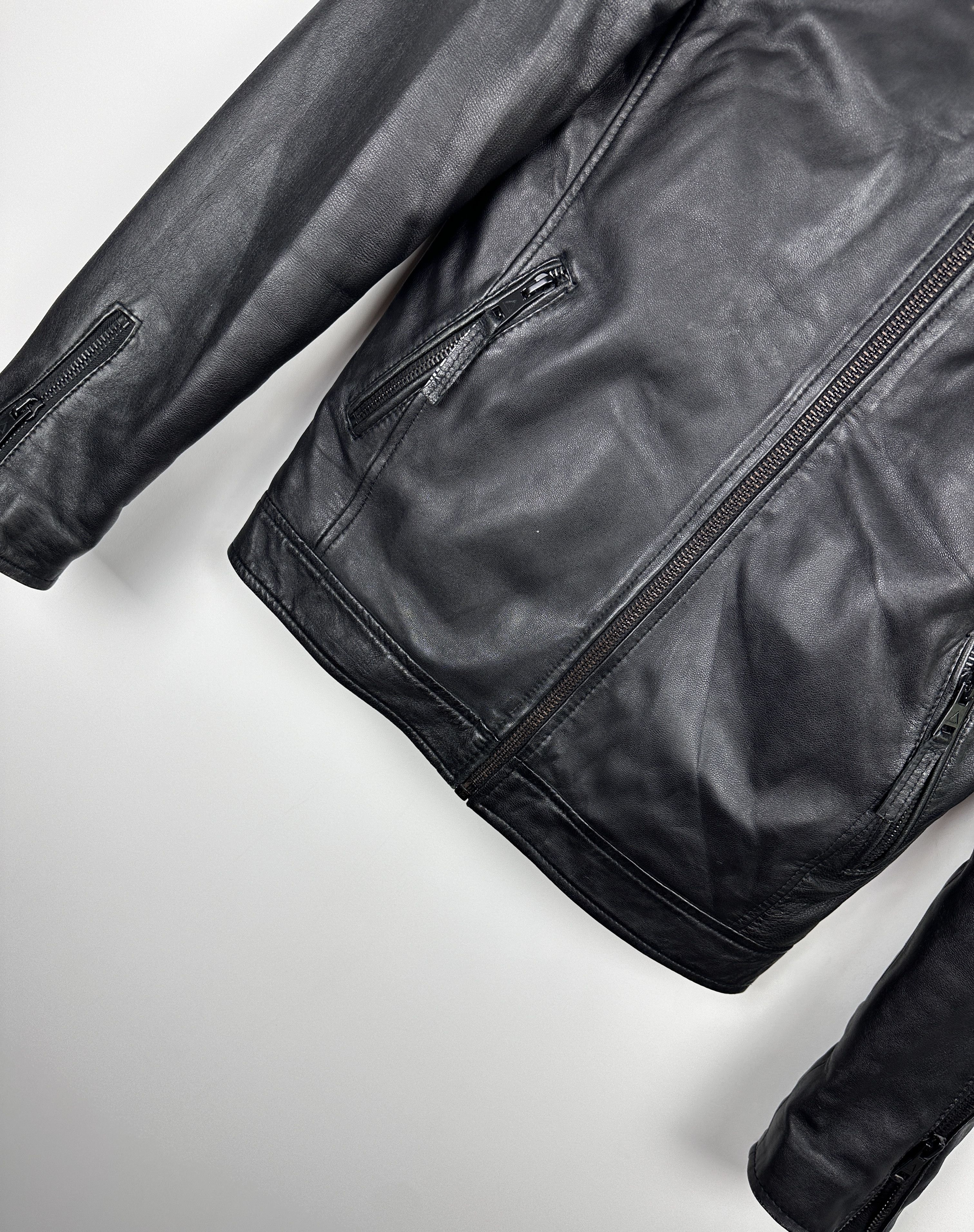 Vintage Lambskin men biker leather jacket avant garde S Size US S / EU 44-46 / 1 - 3 Thumbnail