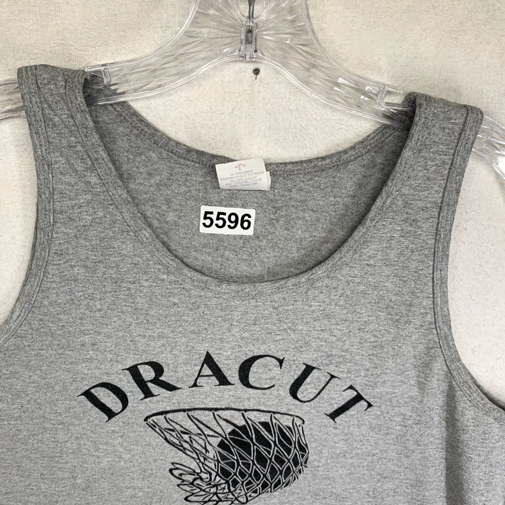 Anvil VINTAGE Anvil Basketball Tank Top Unisex Adult Medium Gray 90s Activewear Sleeveless Pullover 7 Dracut Size US M / EU 48-50 / 2 - 6 Thumbnail