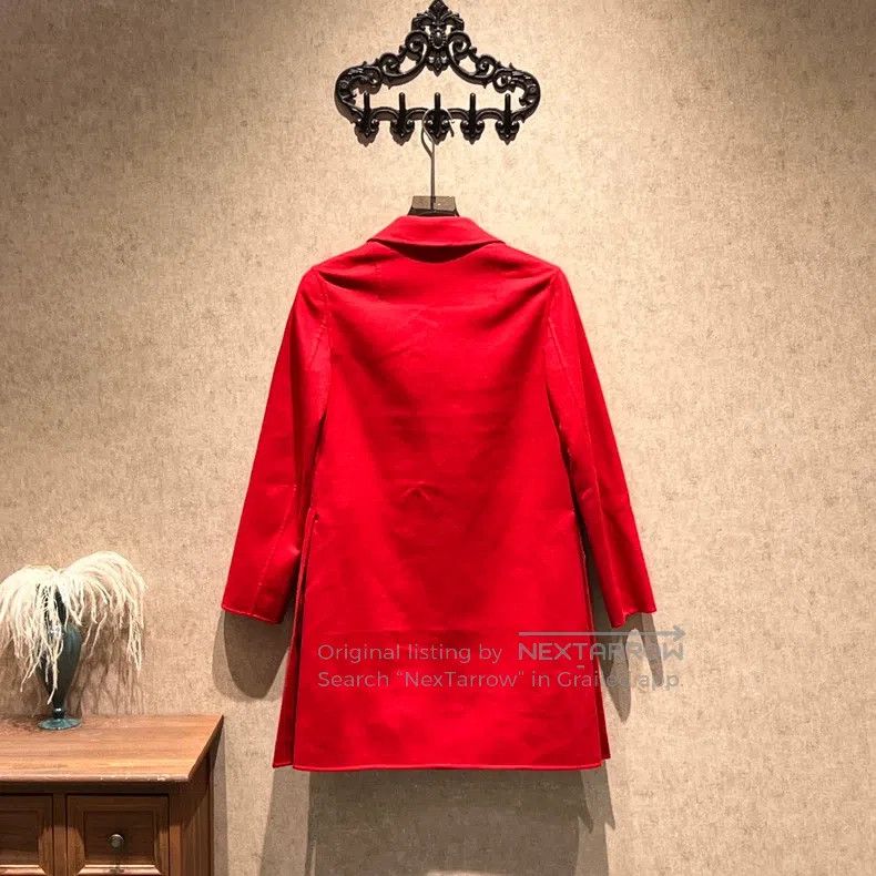 Valentino Valentino Red wool coat Size XS / US 0-2 / IT 36-38 - 2 Thumbnail