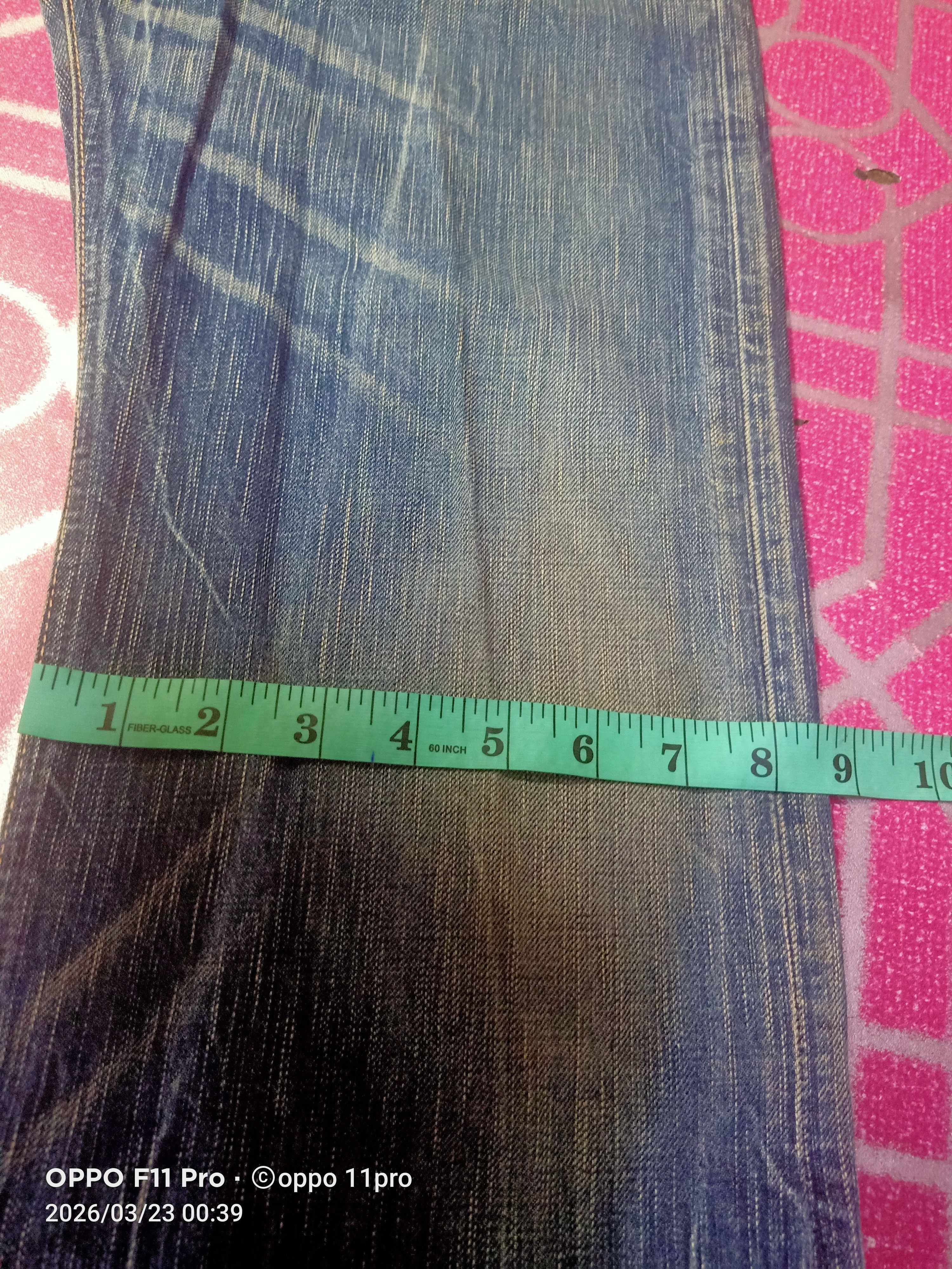 If Six Was Nine 💥Edwin Vintage 503 Flare Denim Distressdenim 💥 Size US 34 / EU 50 - 16 Thumbnail