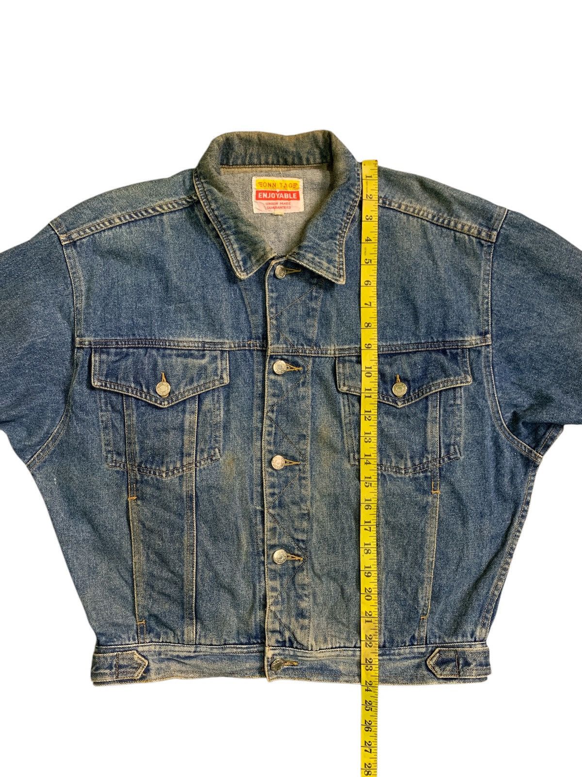 Vintage Rare Design Vintage Onn Tag Enjoyable Trucker Jackets Size US M / EU 48-50 / 2 - 9 Thumbnail
