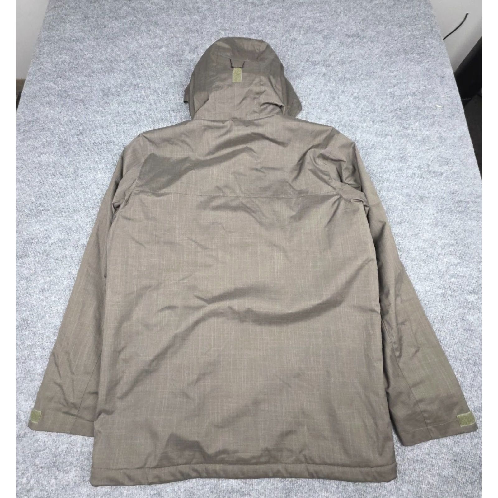 Rains Columbia Thermal Coil Jacket Mens Medium Beige Rain Coat Zip Lined Warm Hiking Winter Autumn Casual Travel Regular Fit Men Size US M / EU 48-50 / 2 - 3 Thumbnail