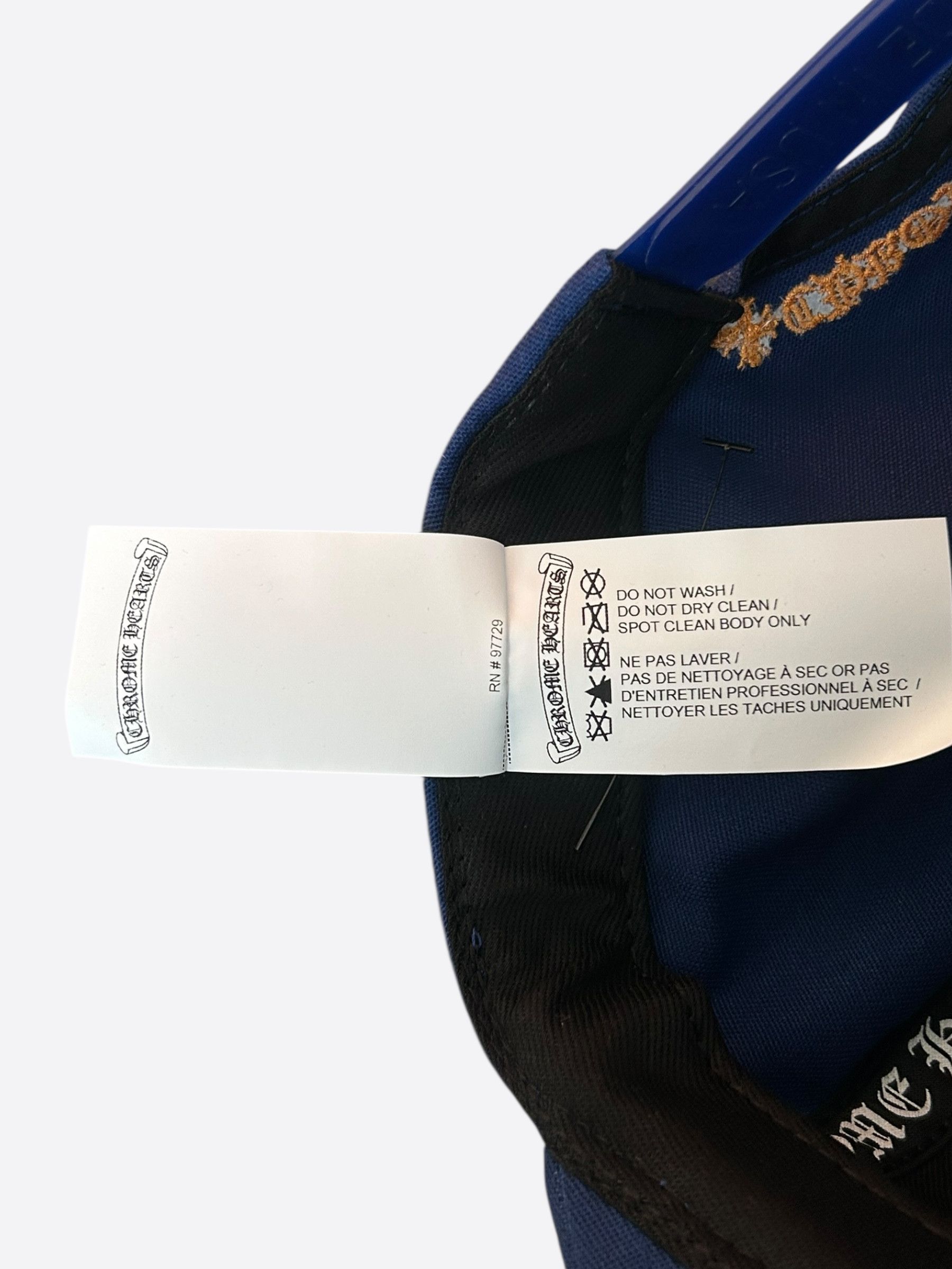 Chrome Hearts Chrome Hearts Blue & Orange CH Logo Hat Size ONE SIZE - 6 Thumbnail