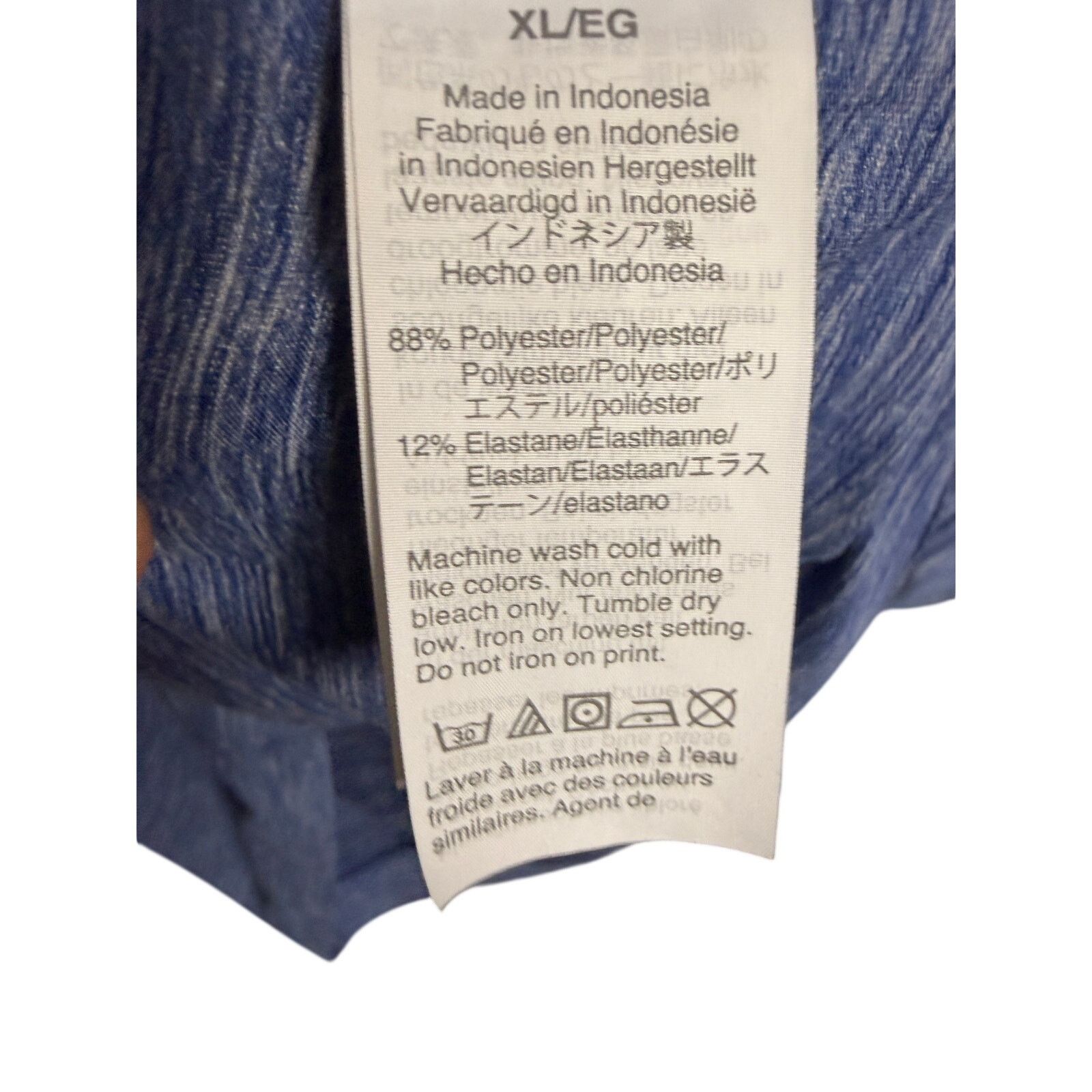 J.Crew J.Crew Performance Athletic Blue 1/4 Zip L/S Men's Shirt XL Size US XL / EU 56 / 4 - 5 Thumbnail