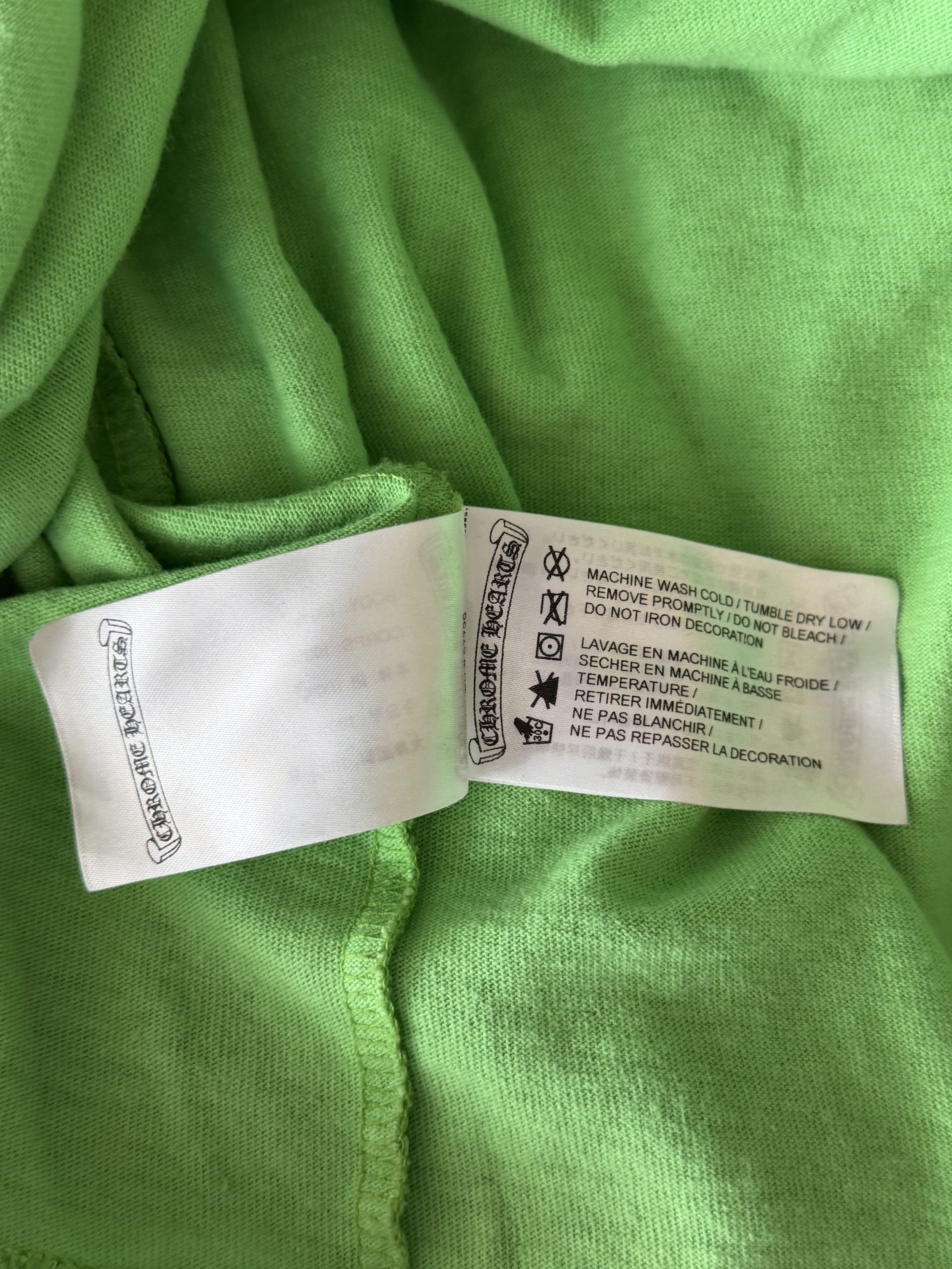 Chrome Hearts Chrome Hearts Green Sex Records Logo Longsleeve T-Shirt Size US L / EU 52-54 / 3 - 5 Thumbnail