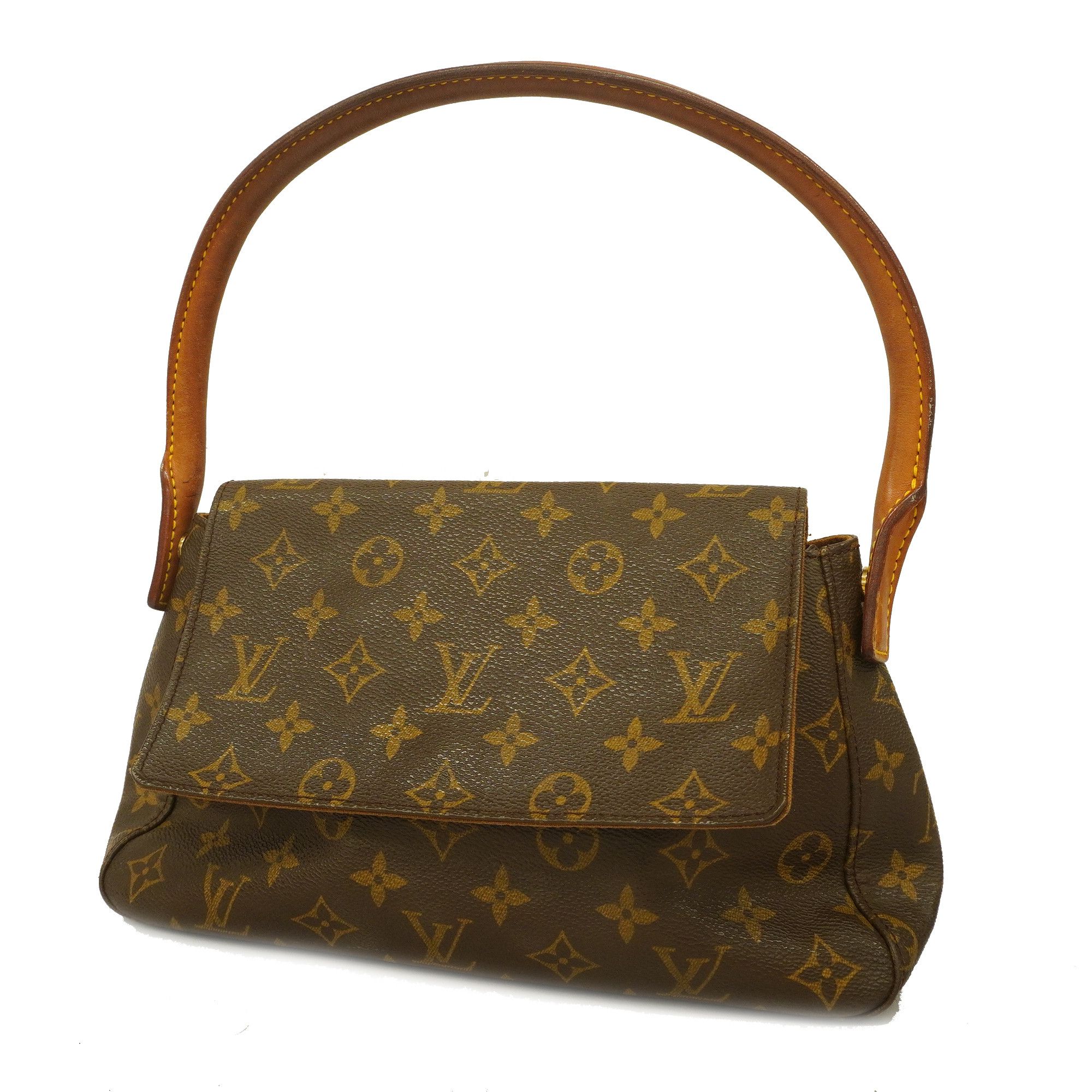 Second-hand Louis Vuitton Shoulder Bag Tan Blanc Monogram M51179