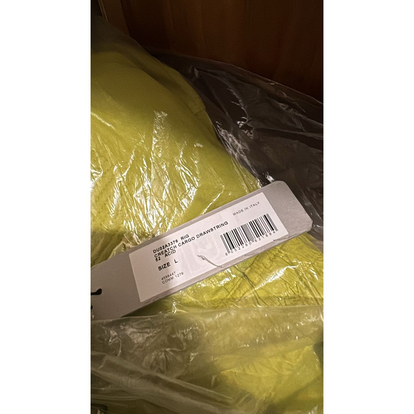 Rick Owens Drkshdw o1rshd1 Creatch Cargo Pants in Acid Size US 34 / EU 50 - 9 Thumbnail