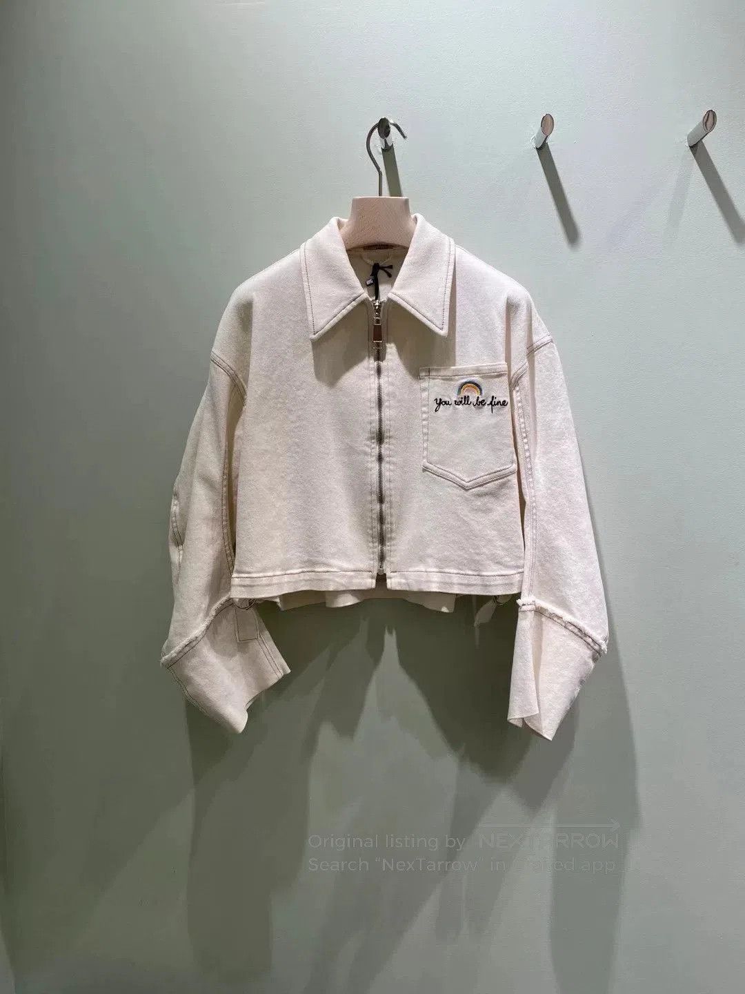 Miu Miu Miumiu Women's Casual Denim Jacket. Size M / US 6-8 / IT 42-44 - 3 Thumbnail