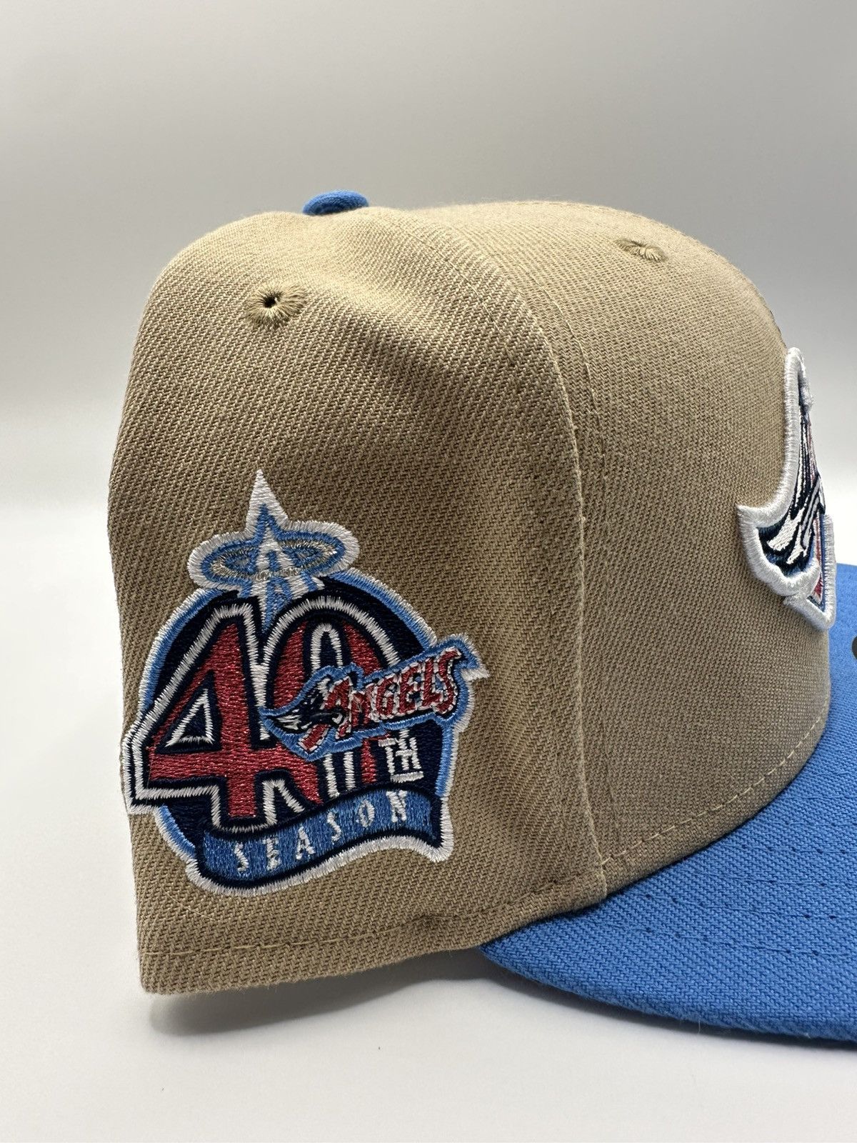 New Era Anaheim Angels Beige 7 3/8 DS New Era Size ONE SIZE - 2 Thumbnail