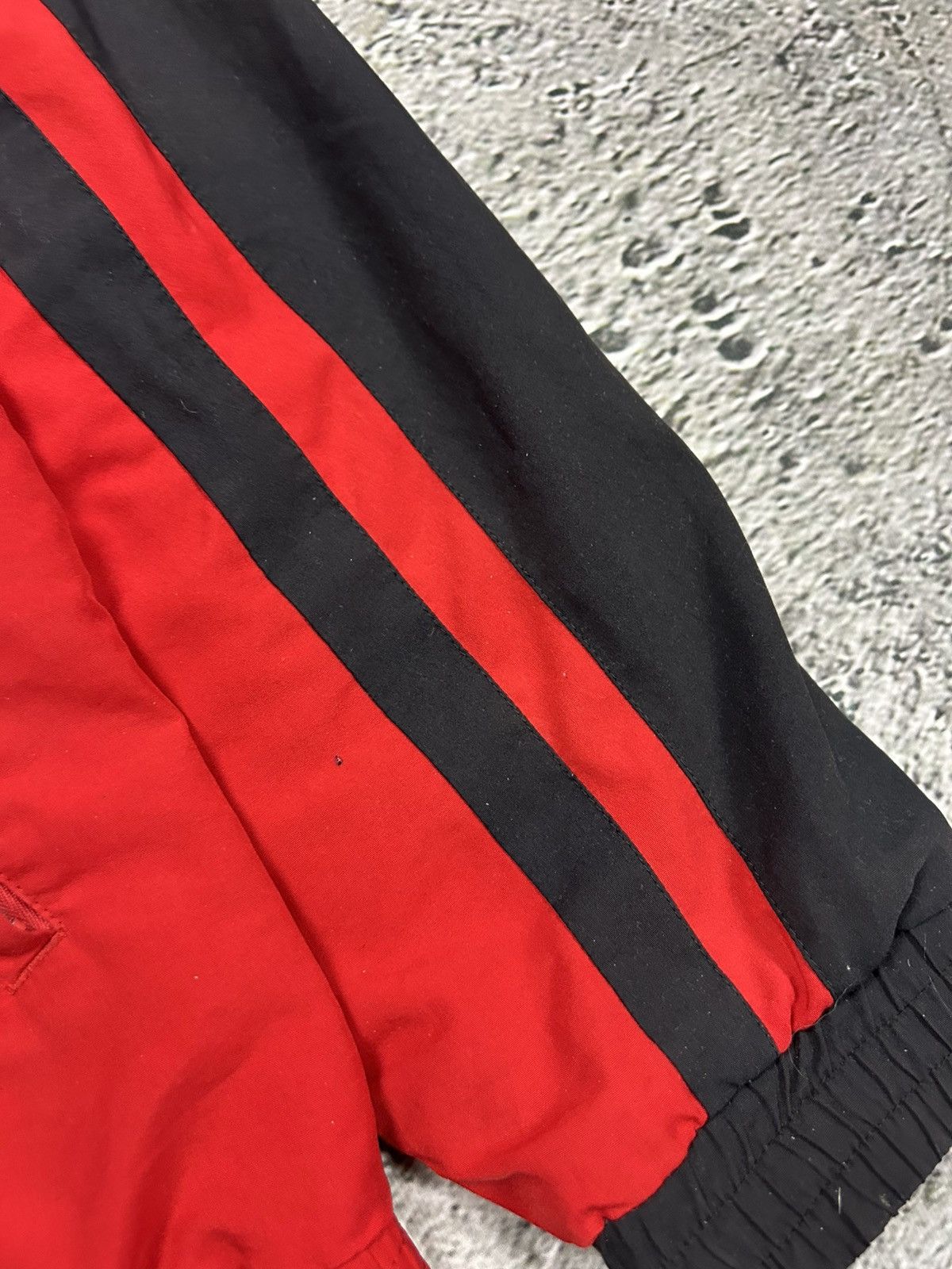 Adidas × Vintage Adidas track suit vintage red black nylon track pants drill Size US S / EU 44-46 / 1 - 6 Thumbnail