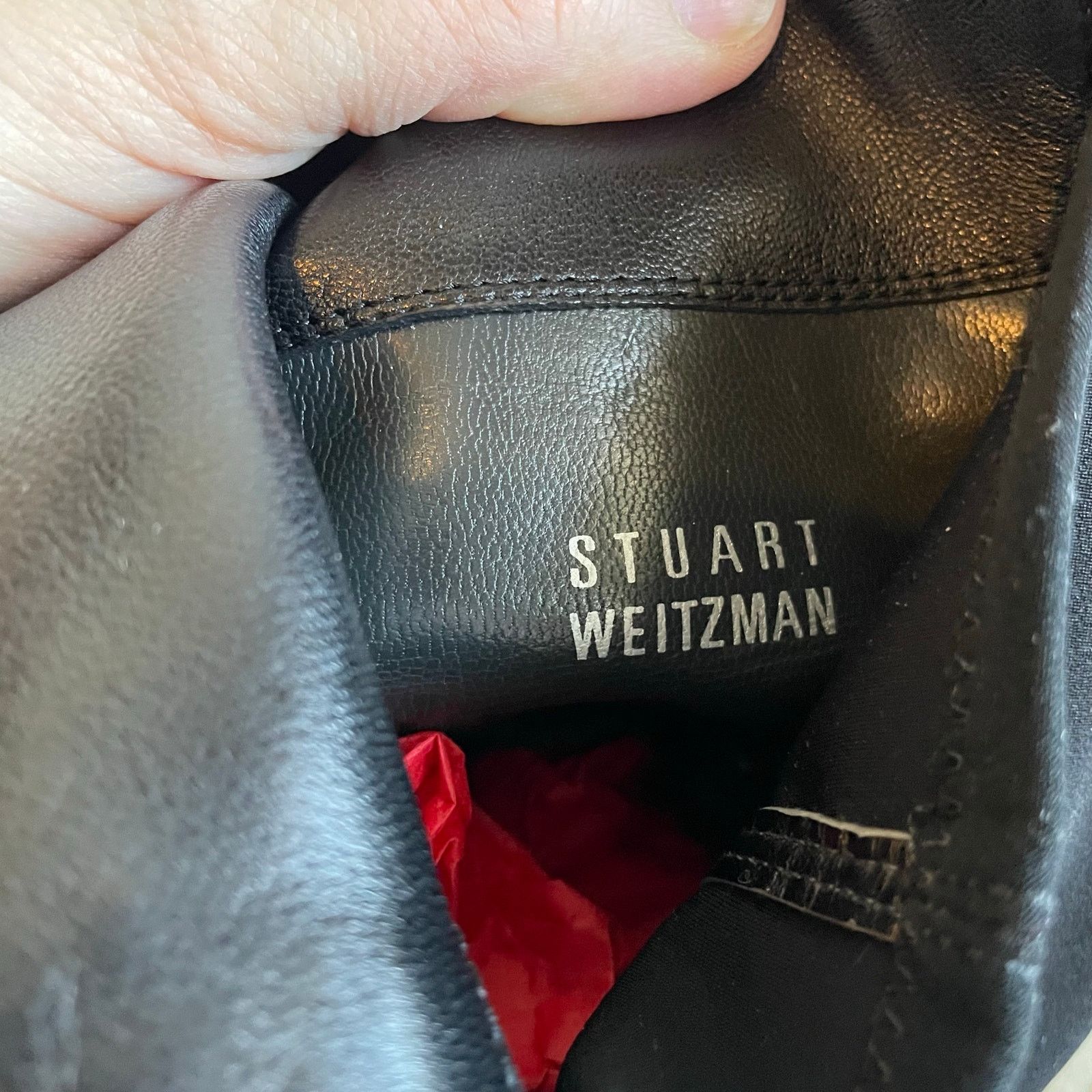 Stuart Weitzman Stuart Weitzman 5050 Black Leather Elastic Tall Boots sz US5 Size US 5 / IT 35 - 13 Thumbnail