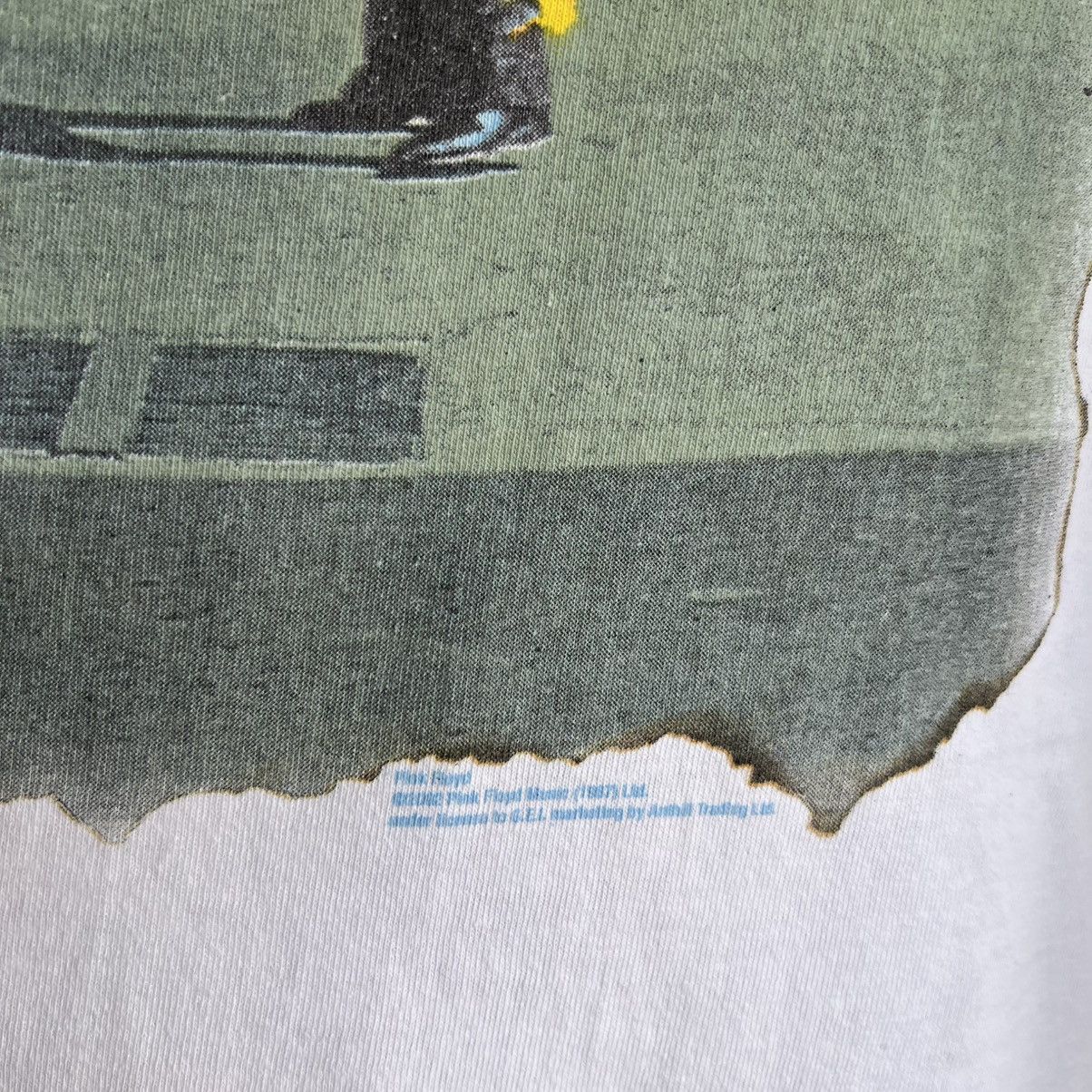 Anvil × Band Tees × Vintage VTG 2002 Pink Floyd Wish You Were Here Band Tee Shirt Size US XL / EU 56 / 4 - 6 Thumbnail