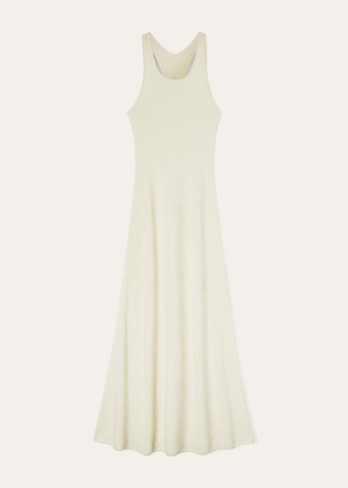 Loro Piana o1srvl11e1125 FAN6196 Cocooning AF Dress in White Size M / US 6-8 / IT 42-44 - 1 Thumbnail