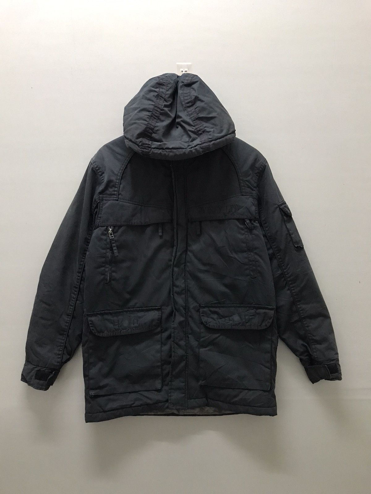 image of Vintage Avirex Varsity Aerospace Jacket in Black, Men's (Size Medium)