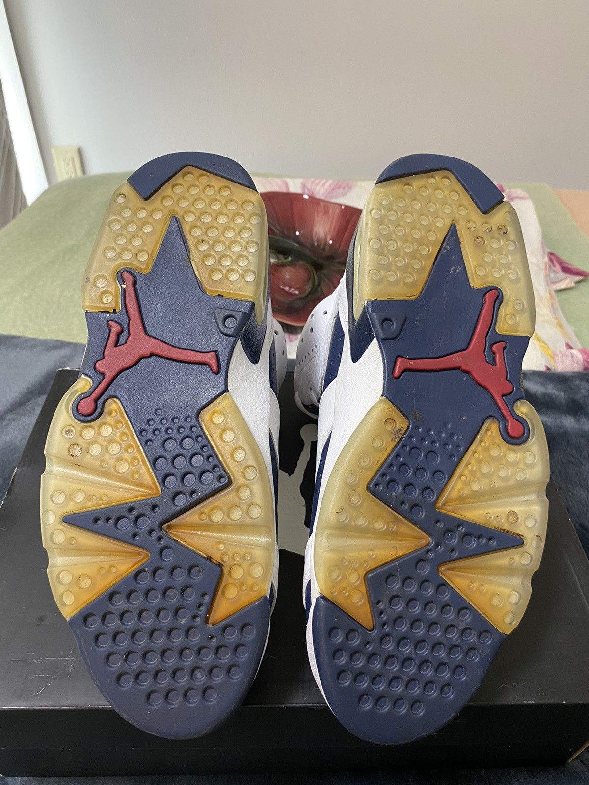 Designer × Jordan Brand Air Jordan 6 Olympic 2012 Size US 9.5 / EU 42-43 - 8 Thumbnail