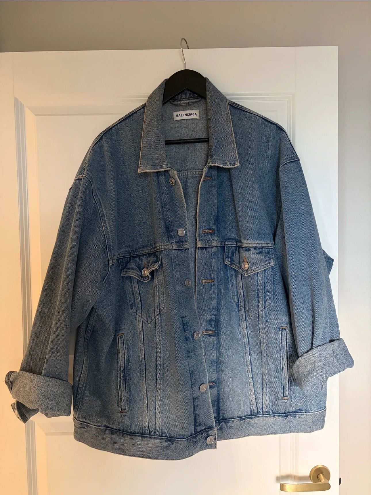 Balenciaga Balenciaga Denim Jacket Size US L / EU 52-54 / 3 - 2 Thumbnail