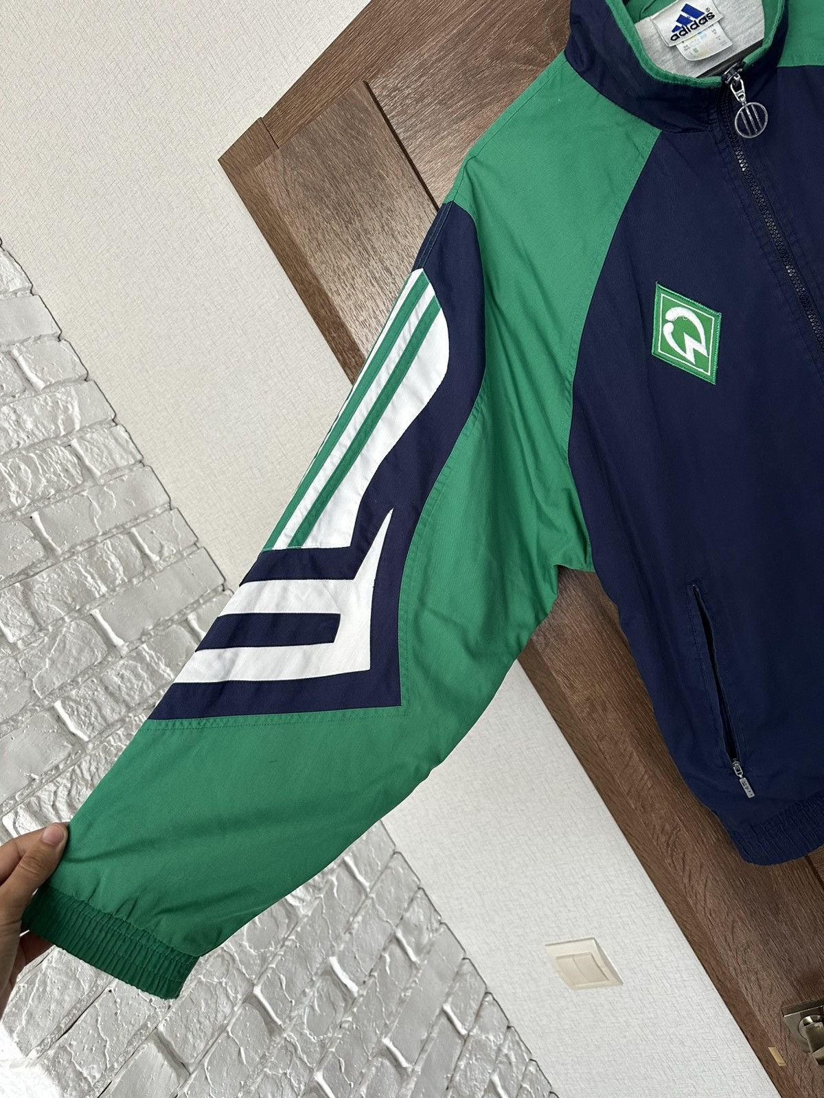 Adidas Werder Bremen Adidas Vintage Zip Jacket 90s Size US M / EU 48-50 / 2 - 8 Thumbnail