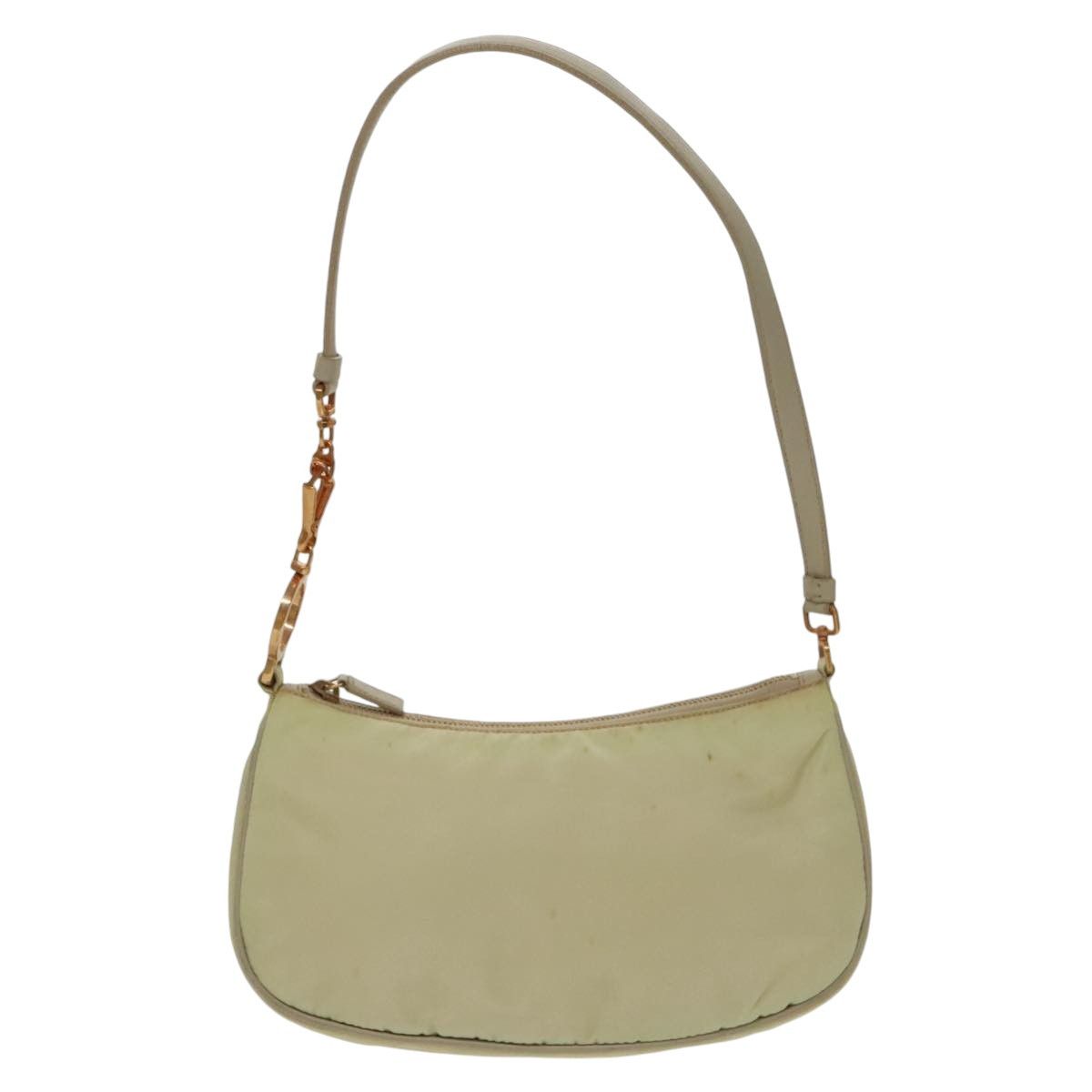 Prada Tessuto Ecru Synthetic Shoulder Bag (Pre-Owned) Size ONE SIZE - 1 Thumbnail